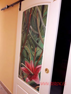 Decoracion Mural Puerta Casa 300x100000